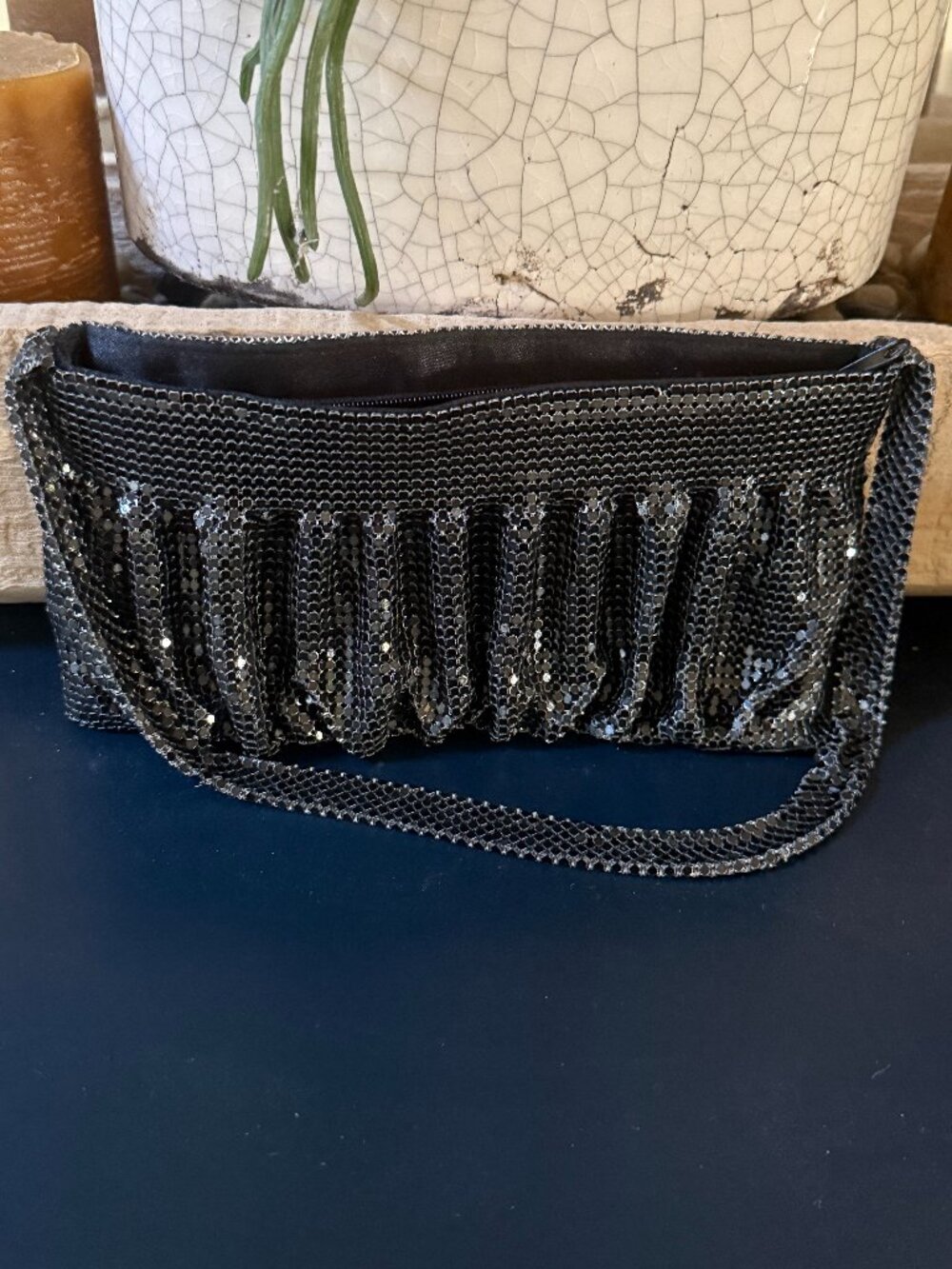 Black Metallic Clutch